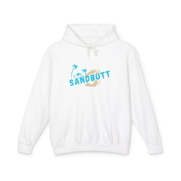 SANDBUTT Beach Vibe Hoodie - Unisex Lightweight Hooded Sweatshirt